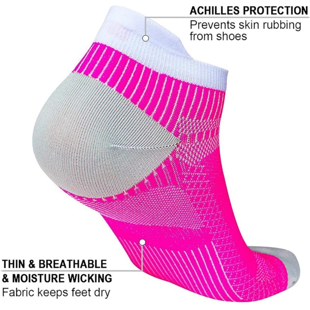 🦩2/$20 Ankle compression socks running, arch support, anti-chafe,